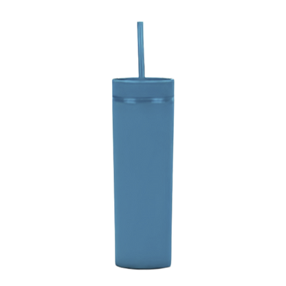 Matte Skinny Tumblers Double Wall 16oz (Letters Z - A11)