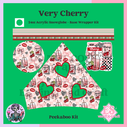 Very Cherry - 24oz Snowglobe Wrapper Kit image 5