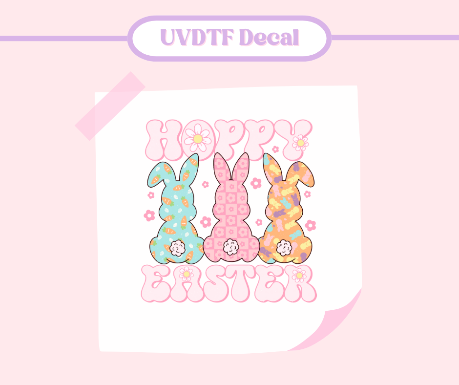 Hoppy Easter - UVDTF Decal image 0
