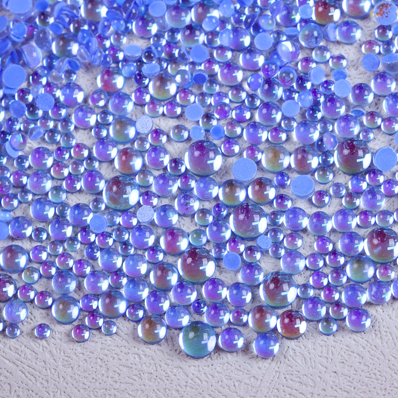 Glass Mermaid Pearls - Blue image 0