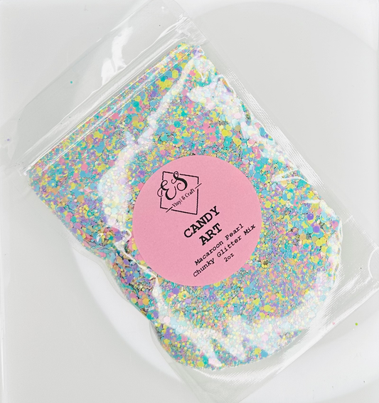 Candy Art - Macaroon Pearl Chunky Glitter Mix image 0