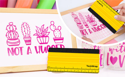 Teckwrap Yellow Pink Felt Squeegee image 4