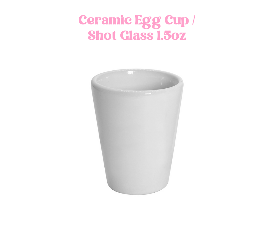 Egg Cup / Shot Glass (Suitable for Sublimation) image 0