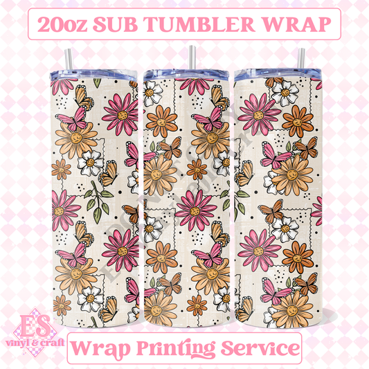 Easter Stamp Seamless - Full 20oz Tumbler Sublimation Print image 0