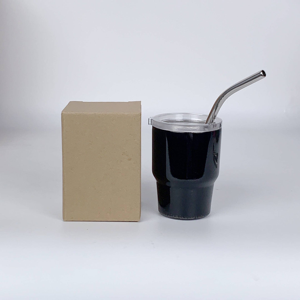 2oz Mini Double Wall Shot Tumblers with Lid and Metal Straw image 13