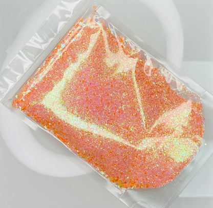 Peach Melba - Special Opal Chunky Glitter Mix image 1