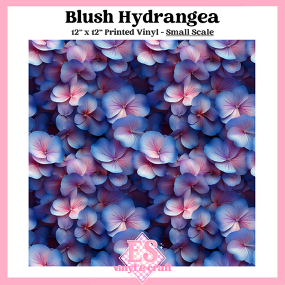 Blush Hydrangea - Small or Large Scale Options - 12" x 12" Sheet image 1