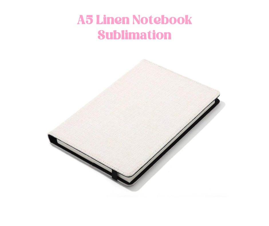 A5 Linen Notebook Sublimation image 0