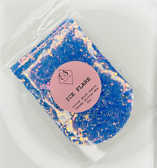 Ice Flare - Colour Shift Lumina Series - Chunky Glitter Mix image 0