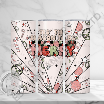 Tis The Season - Full 20oz Tumbler Sublimation Ready image 0