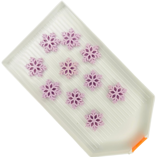 Purple Snowflakes (Pack of 10) image 0