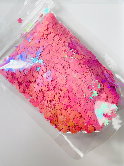Cherry Blossom - Glitter Shapes Chunky Glitter Mix image 1