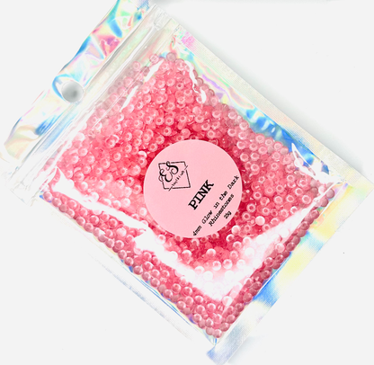 Pink - Glow in the Dark Resin Rhinestones (3mm, 4mm & 5mm) image 1