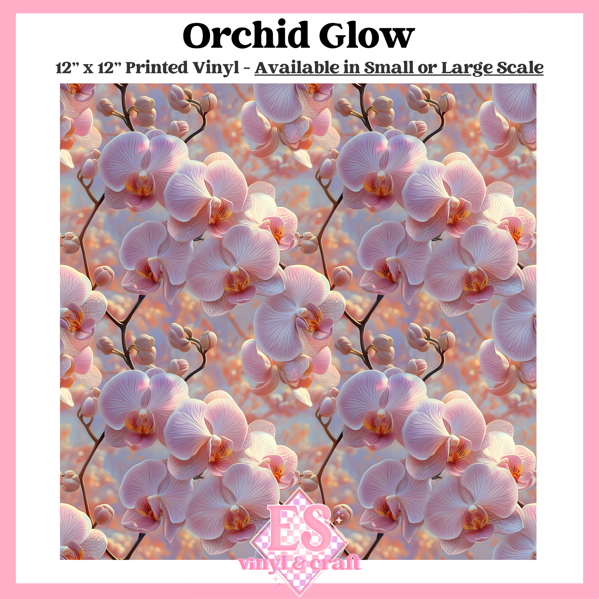 Orchid Glow - Small or Large Scale Options - 12" x 12" Sheet image 0