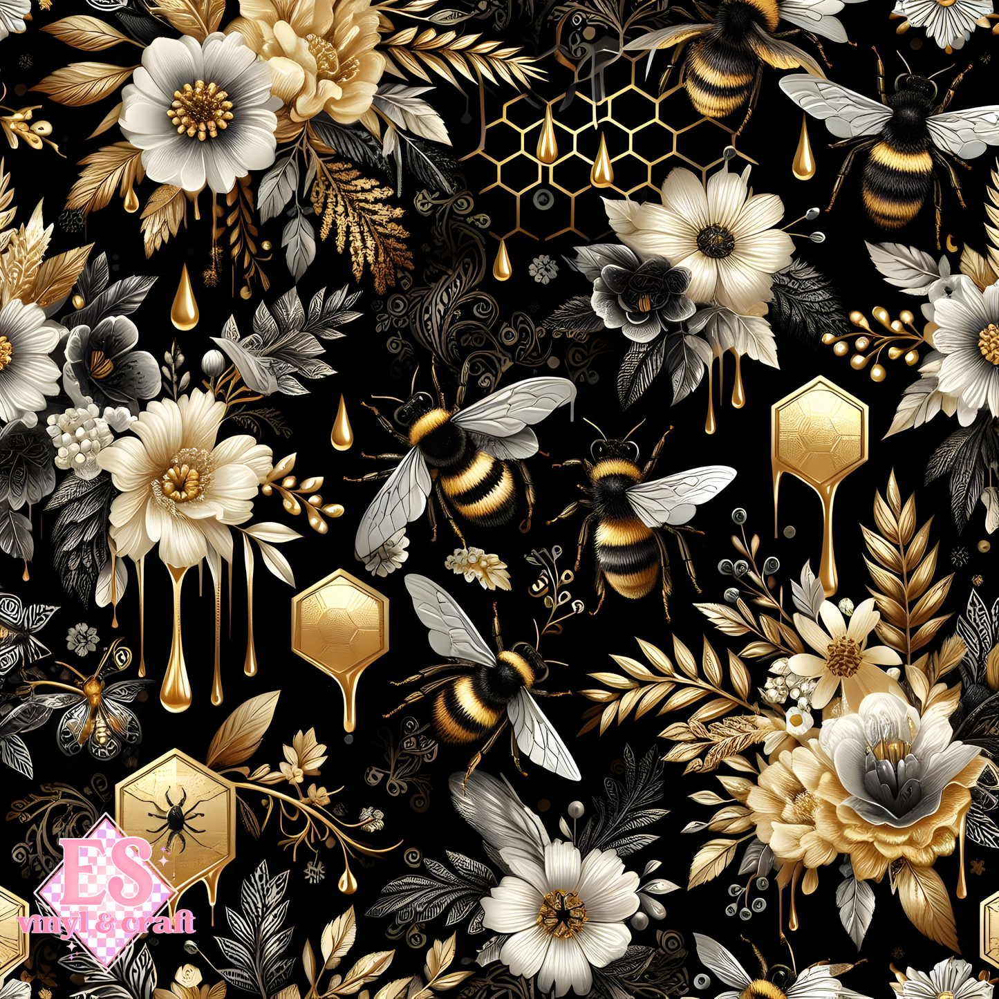 The Gilded Hive Collection - Section 1 - 12" x 12" Sheet image 5