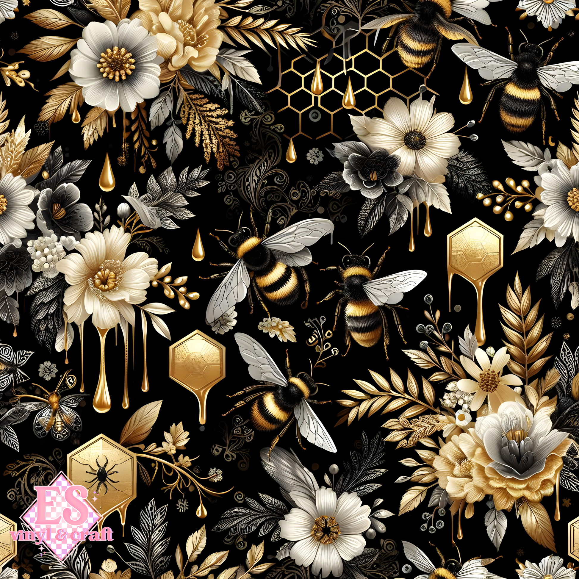 The Gilded Hive Collection - Section 1 - 12" x 12" Sheet image 5