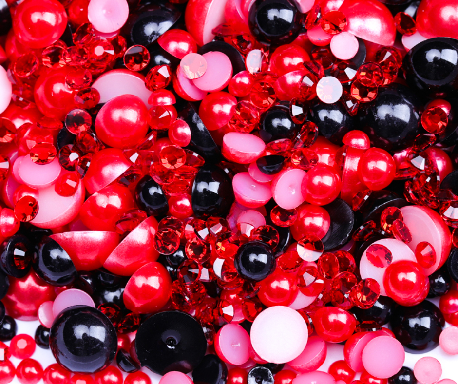Nightmare - Pearl & Rhinestone Mix image 0