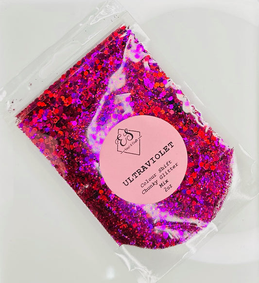 Ultraviolet - Colour Shift Chunky Glitter Mix image 0