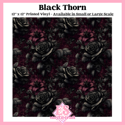 Black Thorn - Small or Large Scale Options - 12" x 12" Sheet image 0