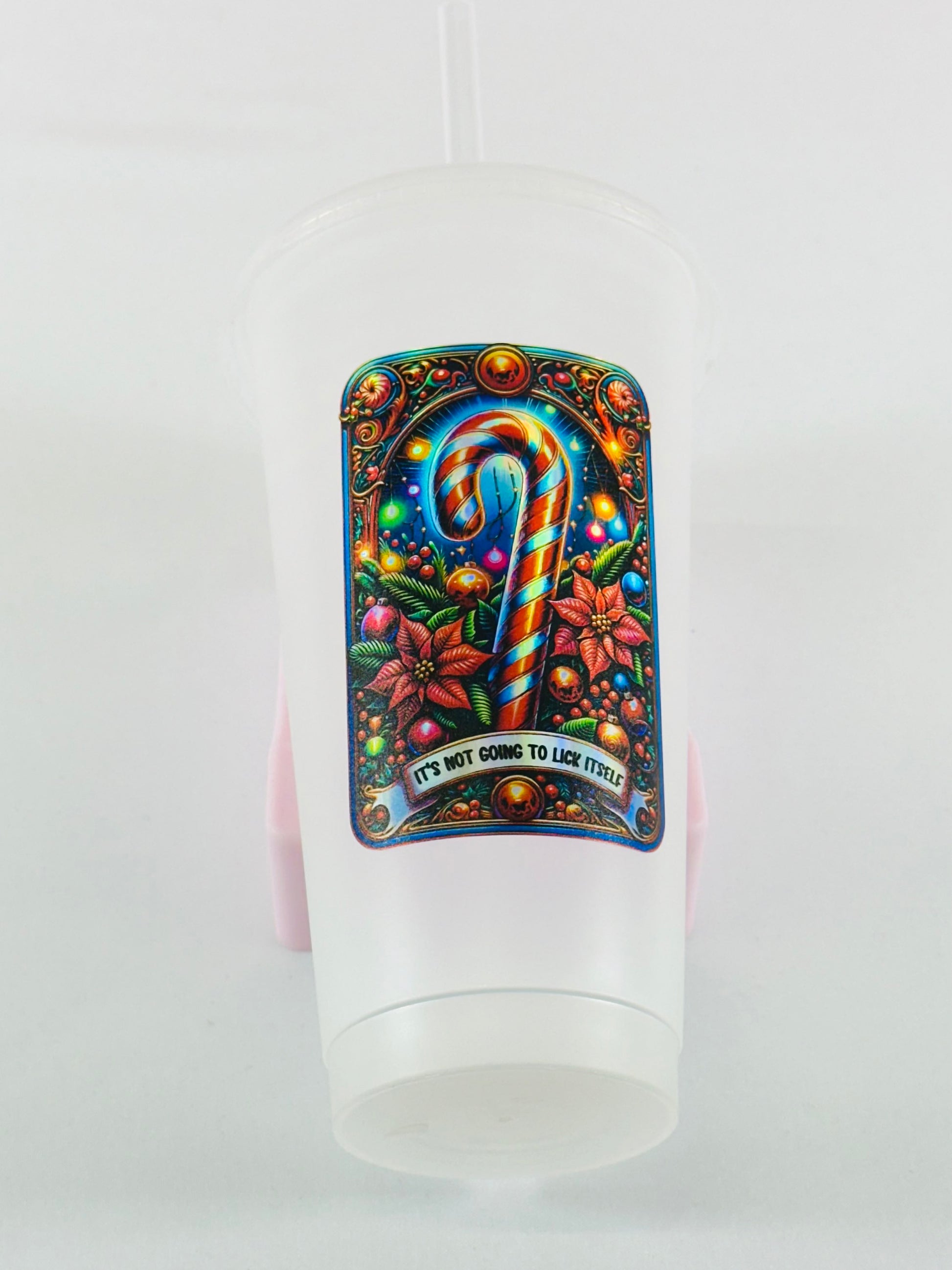 Christmas Tarot Card Decals - Holographic Rainbow Silver image 10
