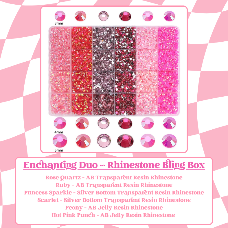 Rhinestone Bling Boxes (3mm, 4mm and 5mm) Contains Approximately 18,600!! image 1