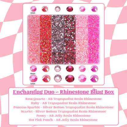 Rhinestone Bling Boxes (3mm, 4mm and 5mm) Contains Approximately 18,600!! image 1