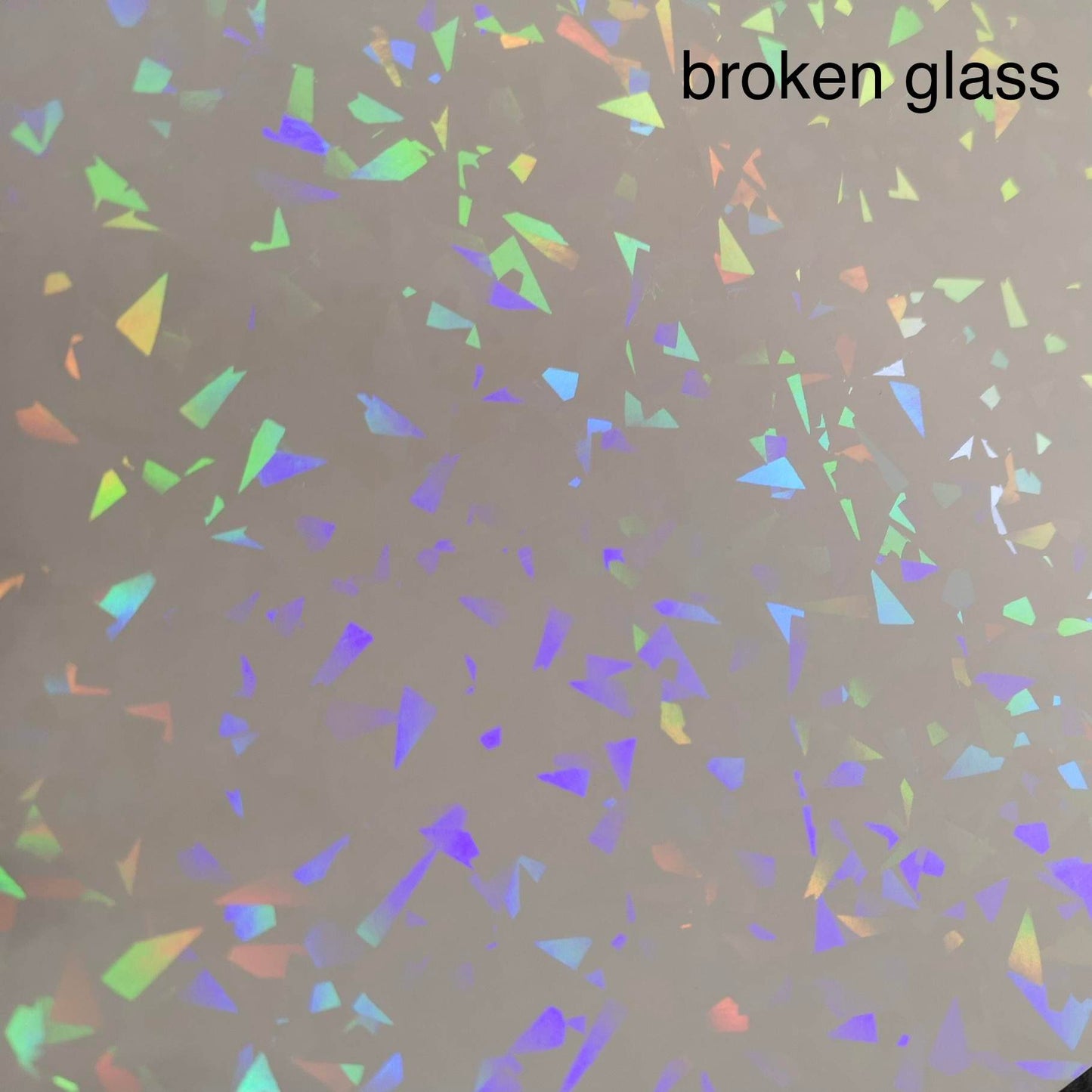 Holographic Overlay Transparent Vinyl Self Adhesive image 2