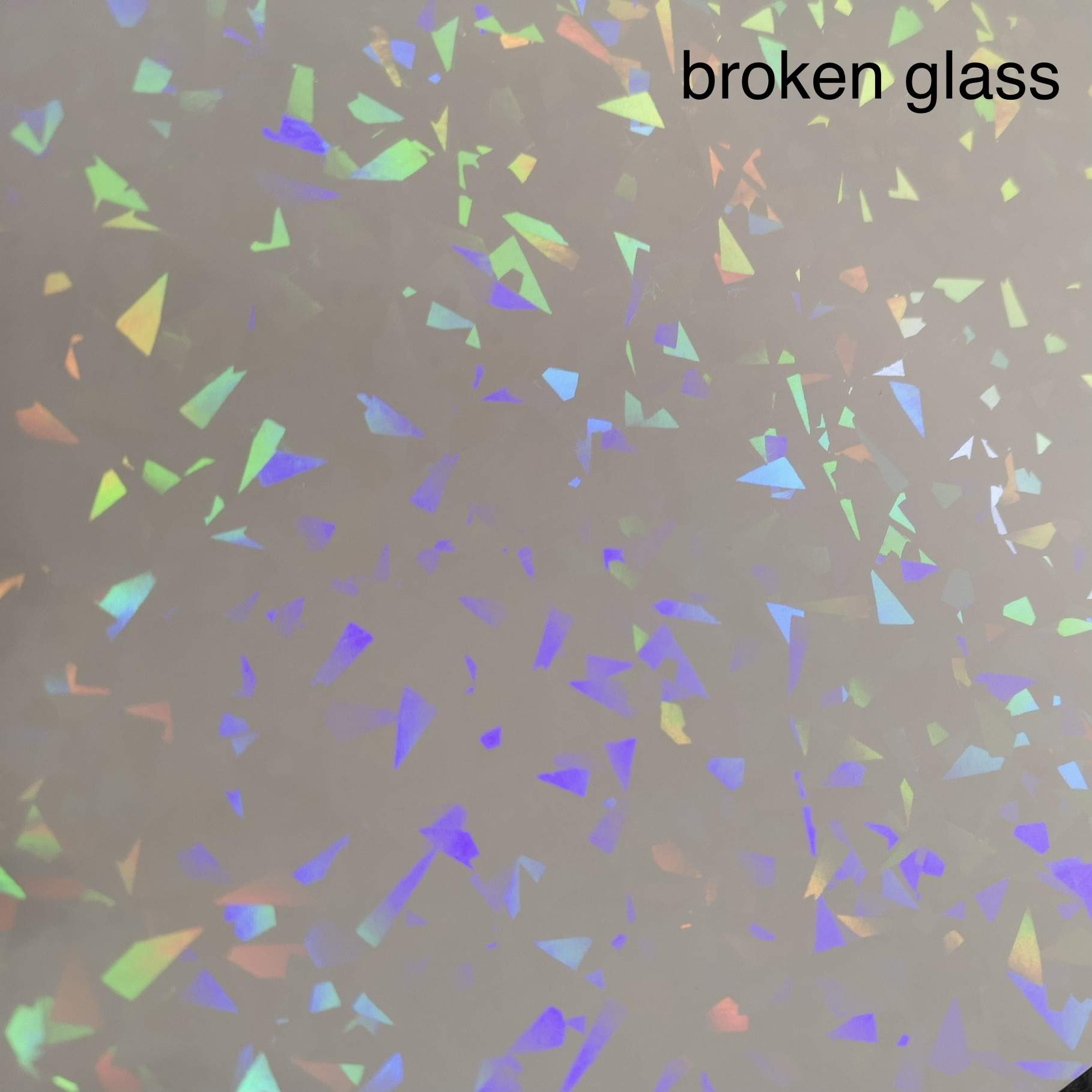 Holographic Overlay Transparent Vinyl Self Adhesive image 2