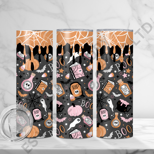 Boo - Full 20oz Tumbler Sublimation Ready Print image 0
