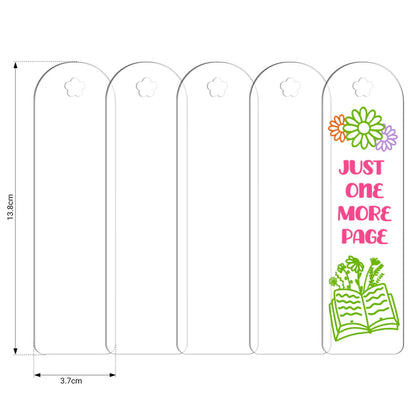 Teckwrap Acrylic Bookmarks (Flower or Cloud) image 0