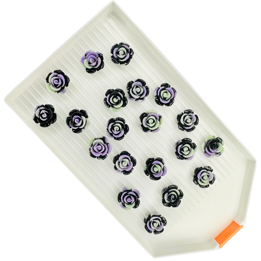 Spooky Florals Resin Flat Back Charm (Pack of 10) image 0