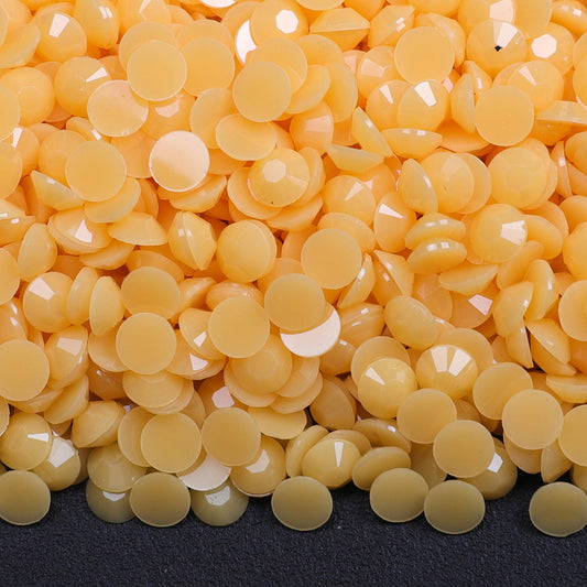 Peach - Jelly Solid Rhinestones (3mm, 4mm & 5mm) image 0