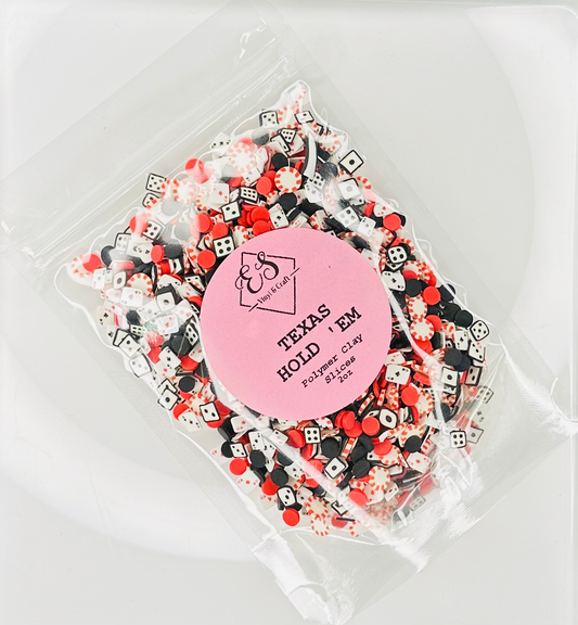 Texas Hold 'Em - Polymer Clay Slices image 0