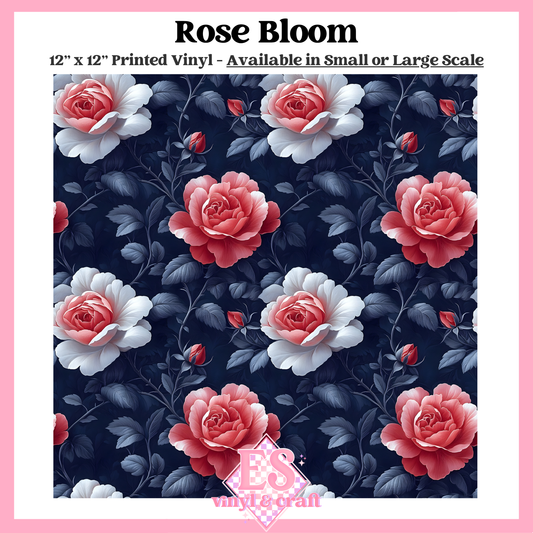 Rose Bloom - Small or Large Scale Options - 12" x 12" Sheet image 0