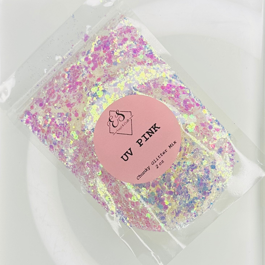 UV Pink - UV Chunky Glitter Mix image 0