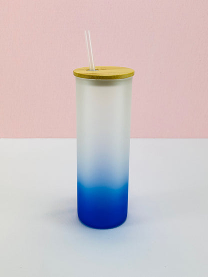 25oz Frosted Ombre Sublimation Glass image 4