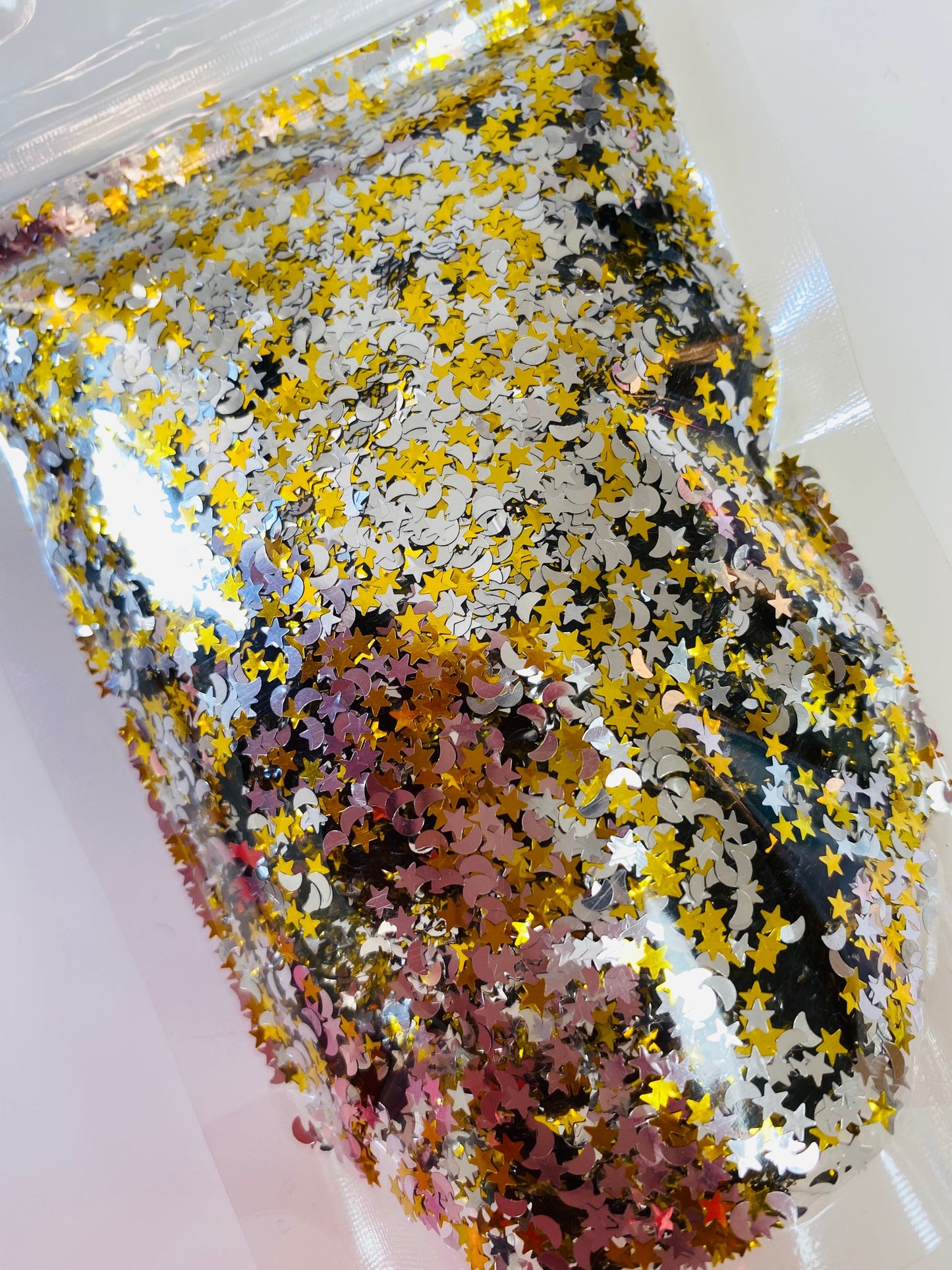Moons and Stars - Glitter Shapes image 1