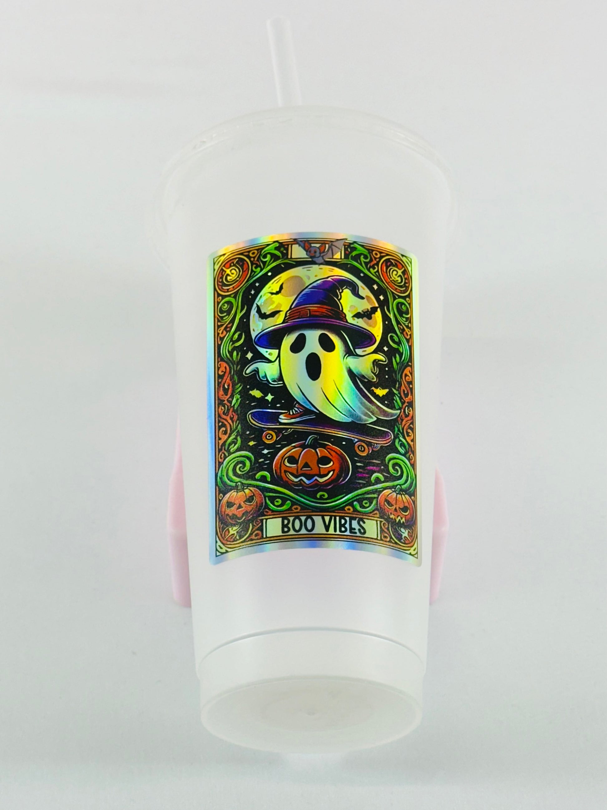 Halloween Tarot Card Decals - Holographic Rainbow Silver Section 2 image 9