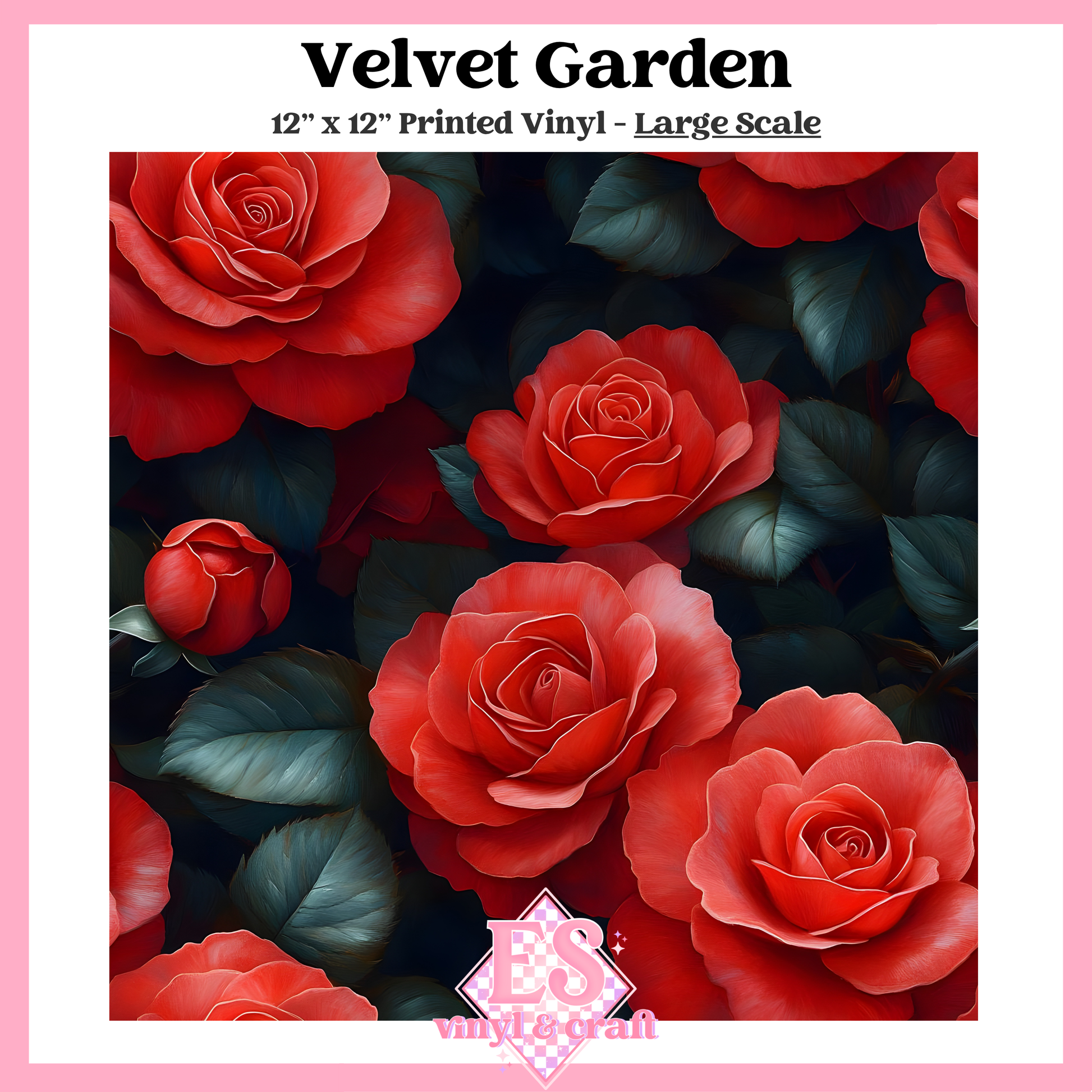 Velvet Garden - Small or Large Scale Options - 12" x 12" Sheet image 2