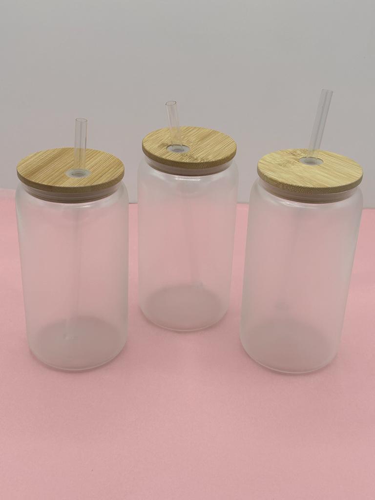 Glow in the Dark Sublimation Beer Can Glasses 16oz image 4