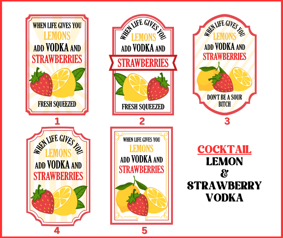 When Life Gives You Lemons Add Vodka and Strawberries image 0