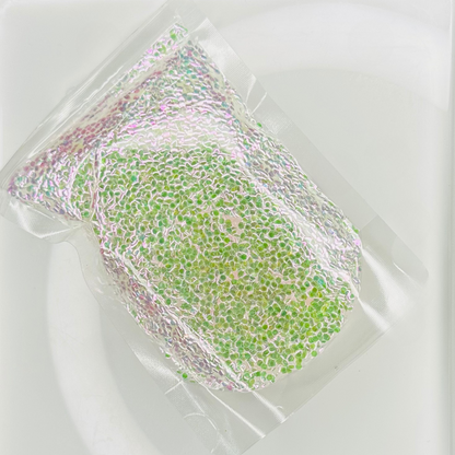 Foam Party - 3D Bubble Glitter Cut Size Chunky image 1