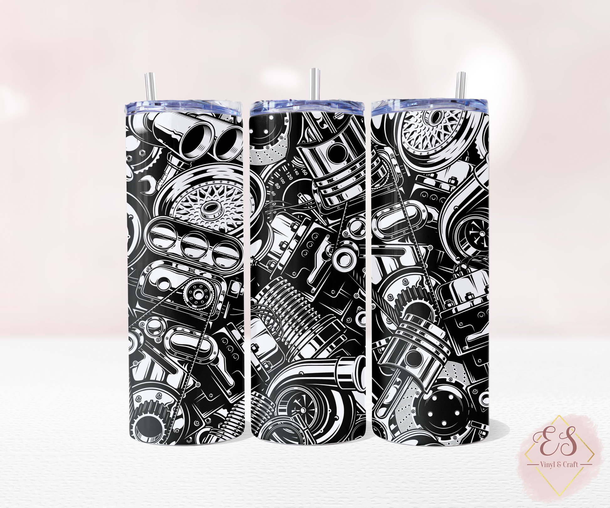 Tools - Full 20oz Tumbler Sublimation Ready To Print image 0