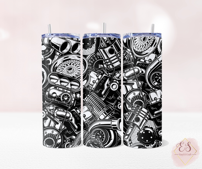 Tools - Full 20oz Tumbler Sublimation Ready To Print image 0