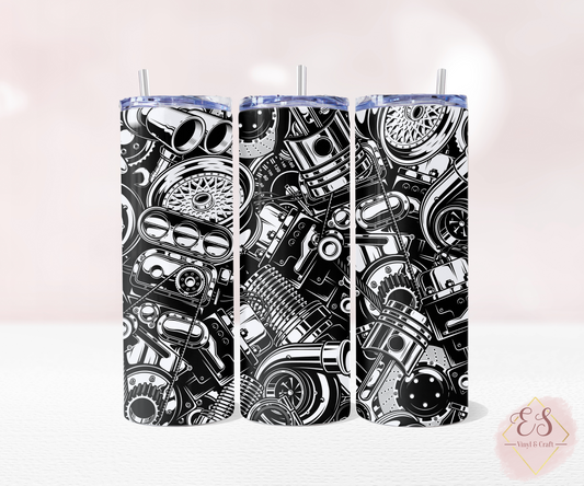 Tools - Full 20oz Tumbler Sublimation Ready To Print image 0