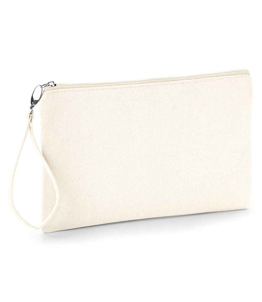 Westford Mill Canvas Wristlet Pouch Natural /Natural image 0