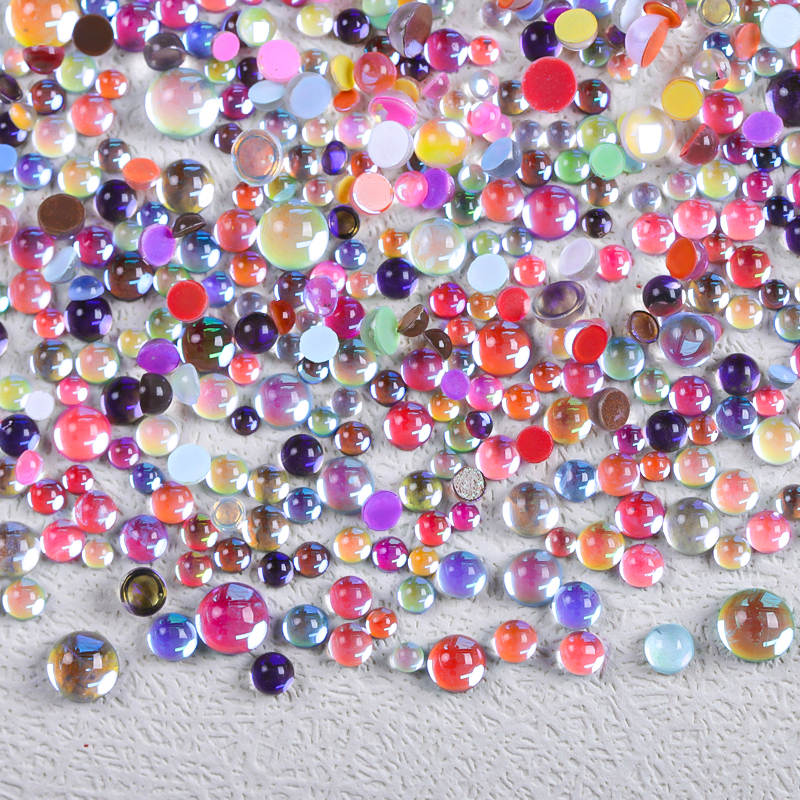 Glass Mermaid Pearls - Mixed Colour image 0