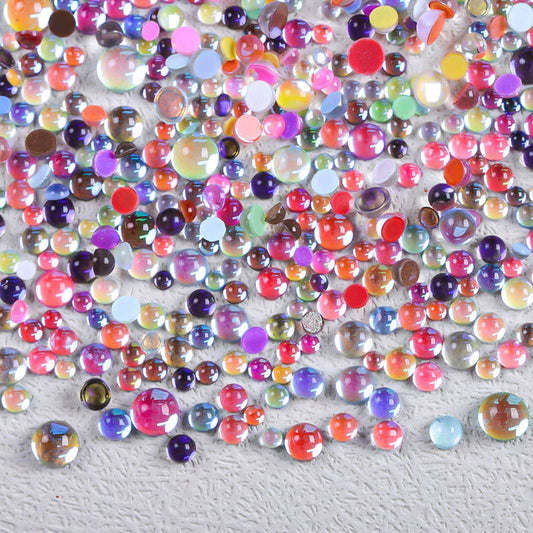 Glass Mermaid Pearls - Mixed Colour image 0