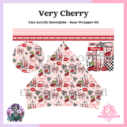 Very Cherry - 24oz Snowglobe Wrapper Kit image 0
