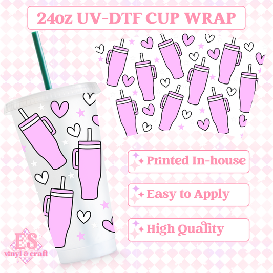 Stanley - UVDTF 24oz Cold Cup Wrap image 0
